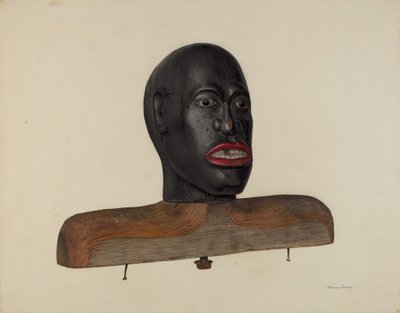Head of a Black Person by Mina Lowry