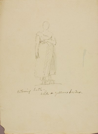 Figure Study (Entering Bath) by Miner Kilbourne Kellogg