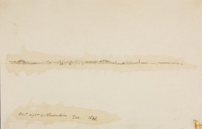 First Sight of Alexandria by Miner Kilbourne Kellogg