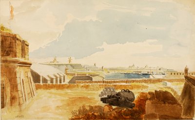 Fortifications at Malta by Miner Kilbourne Kellogg