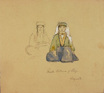 Greek Costume of Troy by Miner Kilbourne Kellogg
