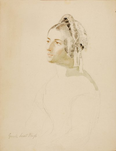 Greek Headdress by Miner Kilbourne Kellogg
