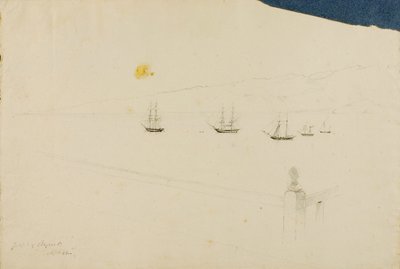 Harbor of Beirut by Miner Kilbourne Kellogg