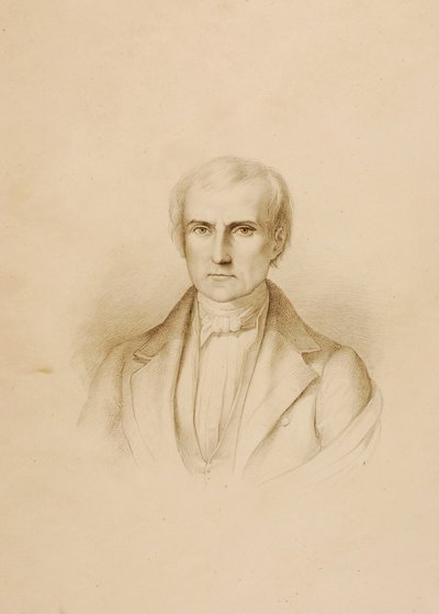 Head of a Gentleman by Miner Kilbourne Kellogg