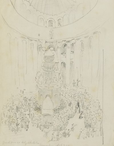 Holy Sepulchre, Jerusalem by Miner Kilbourne Kellogg