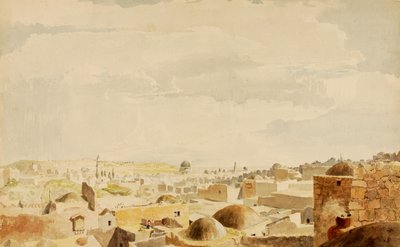 Jerusalem, Israel, 1844 by Miner Kilbourne Kellogg