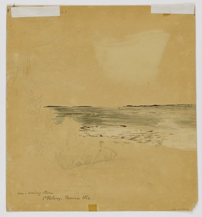 Sea, Coming Storm, St. Valery by Miner Kilbourne Kellogg