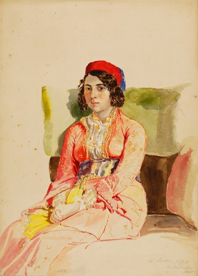 Turkish Girl of Constantinople by Miner Kilbourne Kellogg