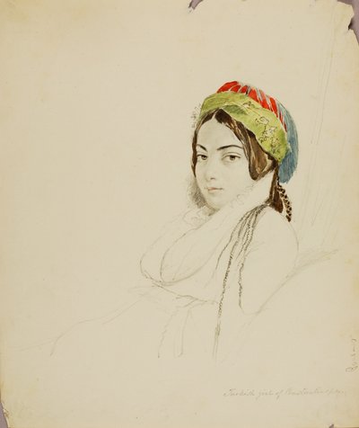 Turkish Girl of Constantinople by Miner Kilbourne Kellogg