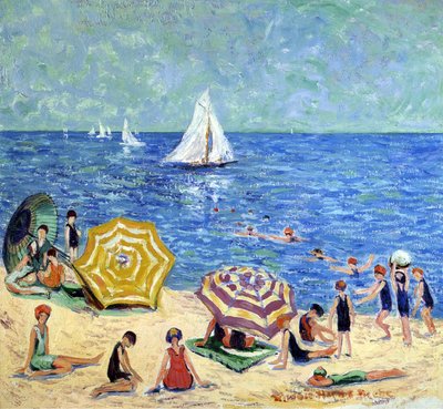 Oak Tree Beach, c.1914 by Minnie Harms Neebe