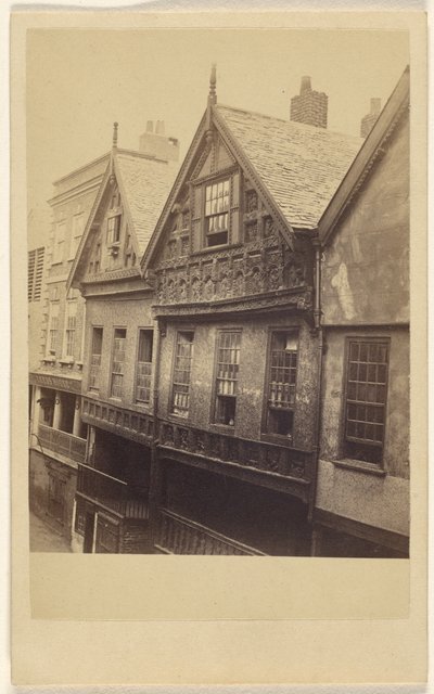 Chester. View of Buildings by Minshull and Hughes