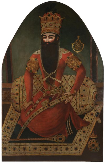 Portrait of Fath Ali Shah 1797-1834 by Mirza Baba