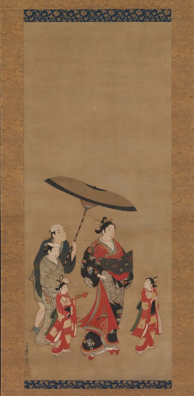 Courtesan on Parade by Miyagawa Issho