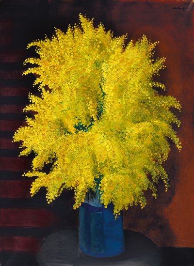 Bouquet of Mimosas by Moise Kisling