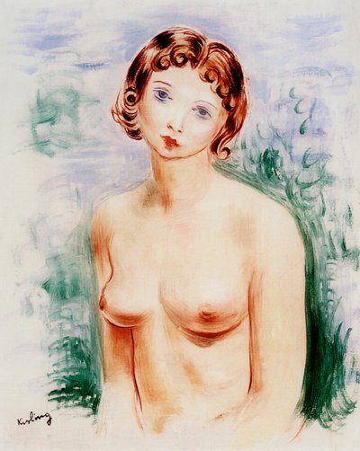 Female nude by Moise Kisling