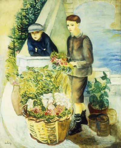 Flower Sellers by Moise Kisling