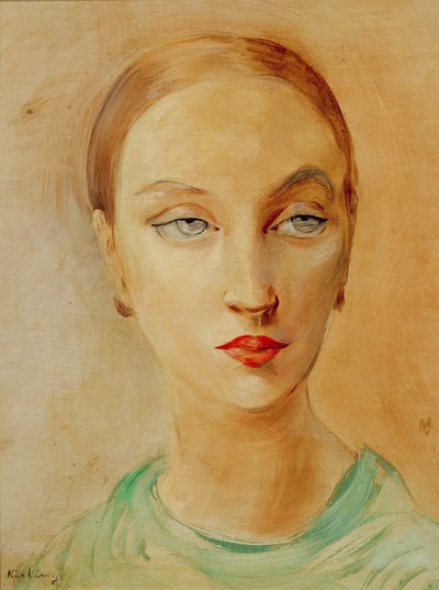 Head of a Woman by Moise Kisling