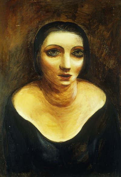 Kiki with Low Neckline by Moise Kisling