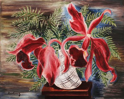 Orchids by Moise Kisling