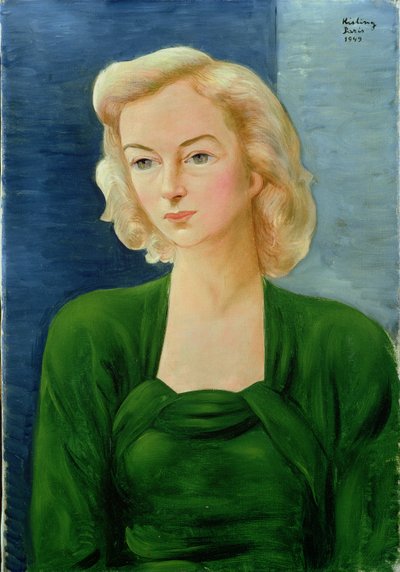 Portrait of Madame Martin by Moise Kisling