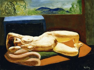 Reclining Nude by Moise Kisling