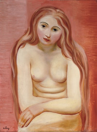 Seated Nude by Moise Kisling