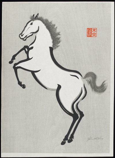 Horse by Mokuch? Urushibara