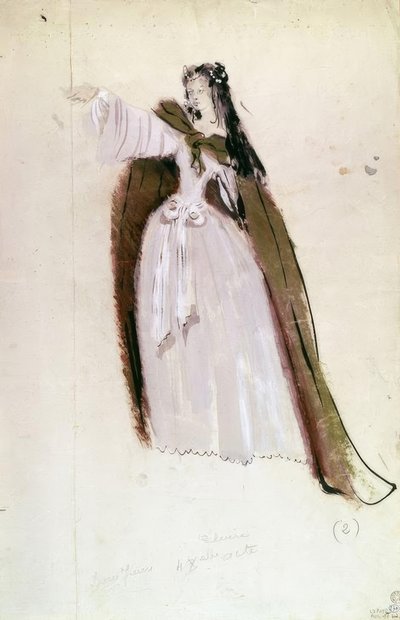 Figurine of Elvire by Molière