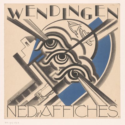 Cover Design for: Wendingen, 1931 by Mommie Schwarz