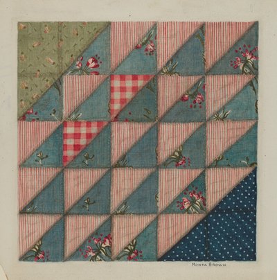 Patchwork Quilt by Mona Brown