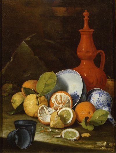 Bucchero, Porcelain, Oranges and Lemons by Monari