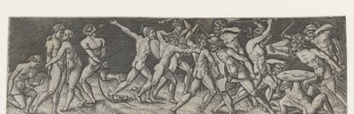 Fight Between Eleven Soldiers by Monogrammist AC