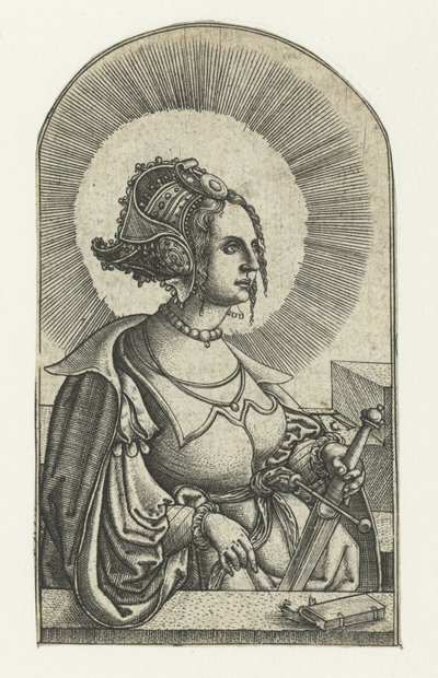 Saint Catherine by Monogrammist AC