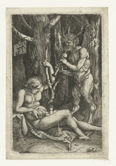 The Satyr Family by Monogrammist AD