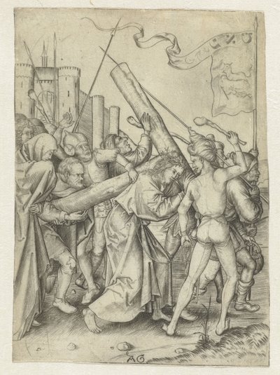 Carrying of the Cross (series: Passion Story) by Monogrammist AG
