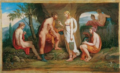 Perseus and the Nymphs by Monogrammist A. P.