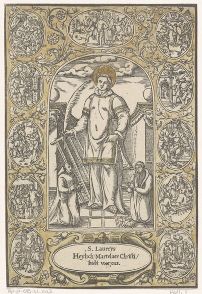 Saint Lawrence by Monogrammist CI