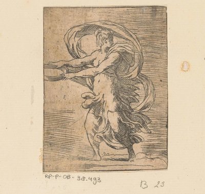 Young Woman with Tray by Monogrammist FP (Italië; 16e eeuw)
