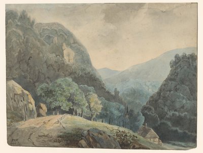 Mountain Landscape by Monogrammist IVR