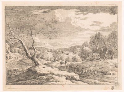 Winter Landscape by Monogrammist MEG