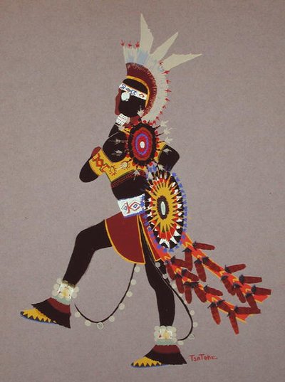 Warrior in Black by Monroe Tsatoke