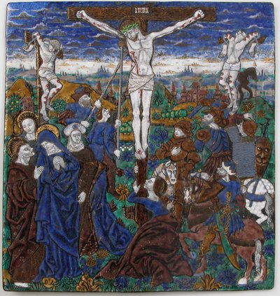 Plaque with the Crucifixion, French by Monvaerni