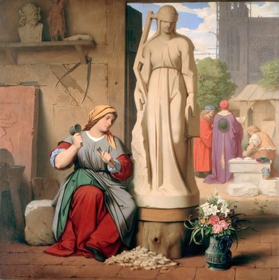 Sabina von Steinbach, 1844 by Moritz Ludwig von Schwind