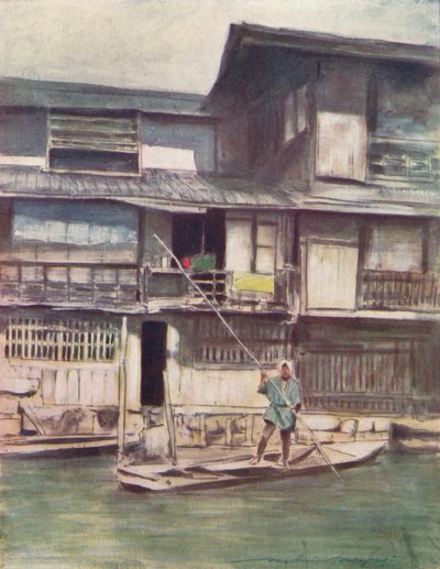 A By-Canal, 1901 by Mortimer L Menpes