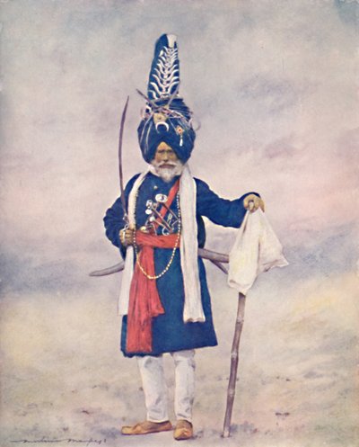 Akalis Fanatical Devotee by Mortimer L Menpes