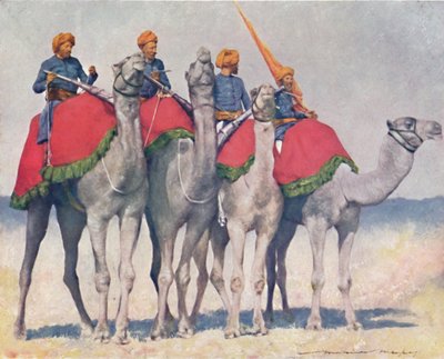 Camelry from Alwar by Mortimer L Menpes