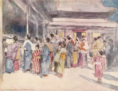 Lookers-On, c. 1887, 1901 by Mortimer L Menpes