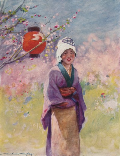 Miss Pomegranate by Mortimer L Menpes