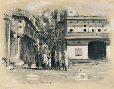 Moslem Woman by Mortimer L Menpes