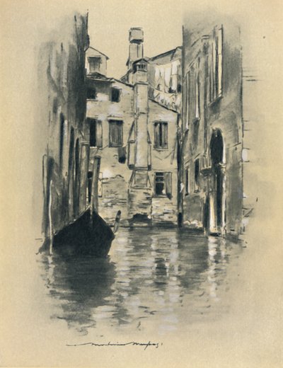 Street in Venice by Mortimer L Menpes